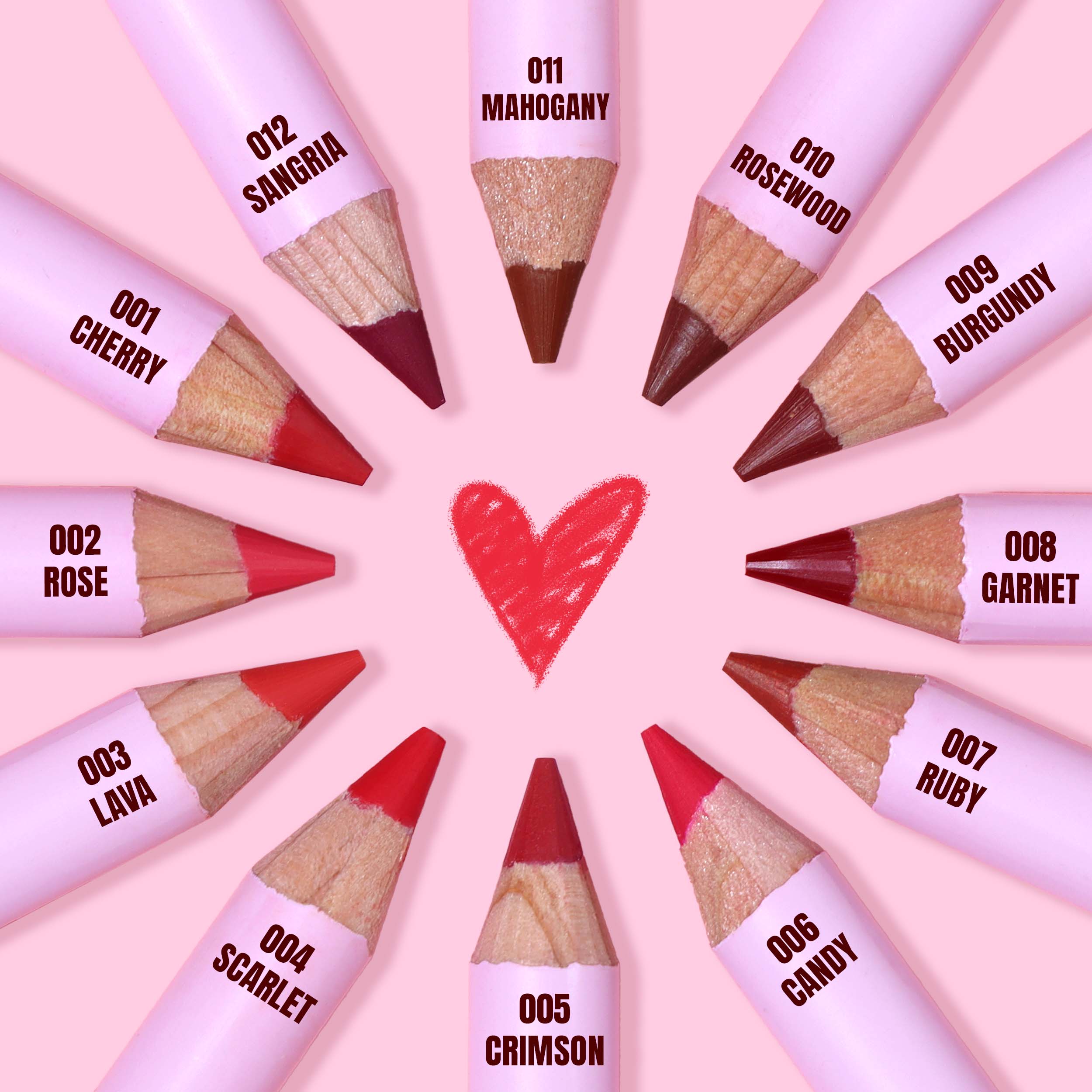 Moira Flirty Lip pencil - (Rose) مويرا - محدد شفاه - روز